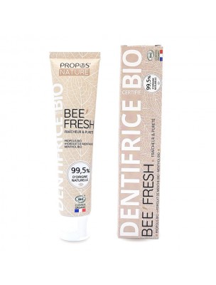 Image de Bee'Fresh Bio - Toothpaste 75 ml - Propos Nature depuis Propolis reserves the wealth of the hive for your well-being