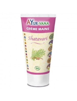 Image de Shatavari Bio - Crème Mains 75ml - Ayur-Vana depuis Commandez les produits Ayur-vana à l'herboristerie Louis