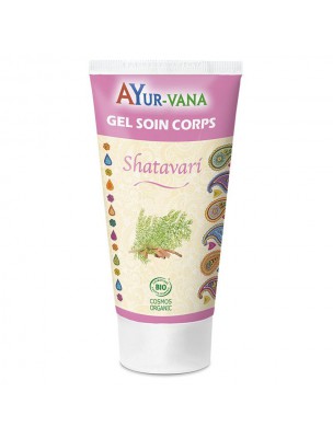 Image de Shatavari Bio - Gel Soin Corps 75ml - Ayur-Vana depuis Produits de phytothérapie et d'herboristerie pour prendre soin de votre corps - Vente en ligne