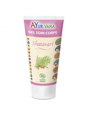 Image de Shatavari Bio - Gel Soin Corps 75ml - Ayur-Vana via Centella Bio - Lait Corps 75ml - Ayur-Vana