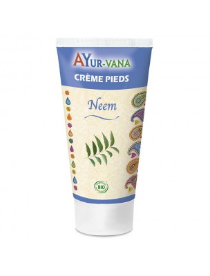 Image de Neem Bio - Crème pour les Pieds 75ml - Ayur-Vana depuis Crèmes pour les pieds : soulagez vos pieds fatigués