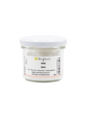 Image de Urée en poudre - Puissant agent hydratant 50g - Bioflore via Acheter Emulsifiant pour lait, lotion et crème fluide - Reconnu par les