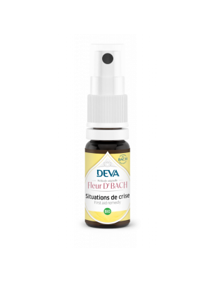 Image de Crisis Situations Organic - First Aid Remedy Floral Compound Spray 15 ml - Deva depuis Rescue de Bacha mixture of five solutions in case of emergency