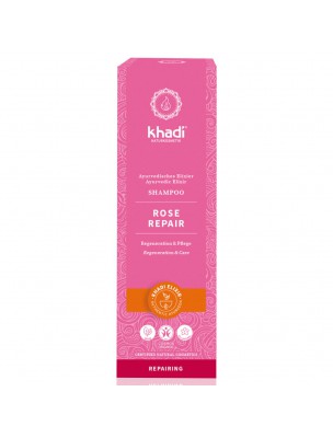 Image de Ayurvedic Rose Repair Shampoo 200 ml - Repairing Khadi depuis Organic shampoos without additives
