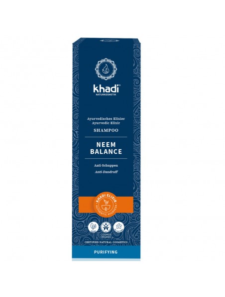 Shampooing Ayurvédique Neem Balance - Anti-Pelliculaire 200 ml - Khadi Shampooing Ayurvédique Neem Balance - Anti-Pelliculaire 200 ml - Khadi