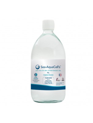 Image de Eau de Quinton Sea Aquacell's - Eau de Mer Isotonique 500 ml - CSBS Odemer via Eau de Quinton Sea Aquacell's - Gourde en Verre 500 ml - CSBS Odemer