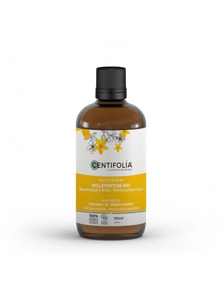 Image principale de Millepertuis Bio - Macérât huileux 100 ml - Centifolia