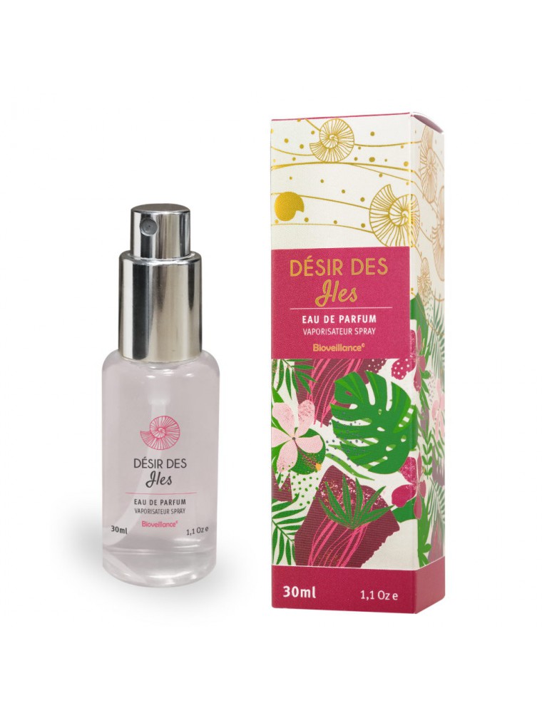 Image principale de la modale pour Désir des Îles Bio - Eau de Parfum Spray de 30 ml - Bioveillance