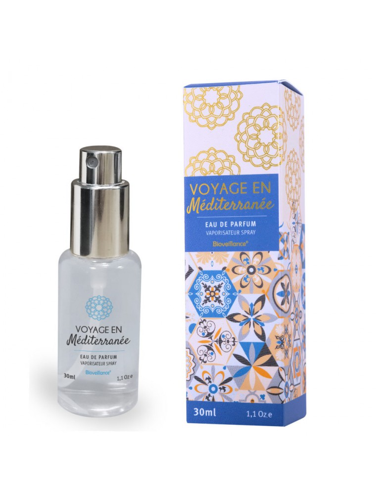 Image principale de la modale pour Voyage en Méditerranée Bio - Eau de Parfum Spray de 30 ml - Bioveillance