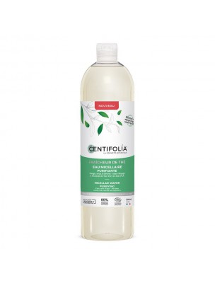 Image de Eau Micellaire Purifiante Fraîcheur de Thé Bio - Soin du visage 500 ml - Centifolia depuis Achetez les produits Centifolia à l'herboristerie Louis (2)