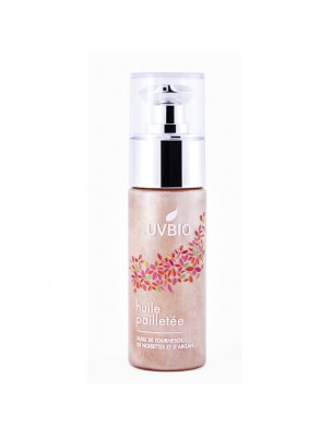 Image de Huile Pailletée Bio - Face and body care 50 ml UV Bio depuis Suncare to prevent, protect and moisturize your skin