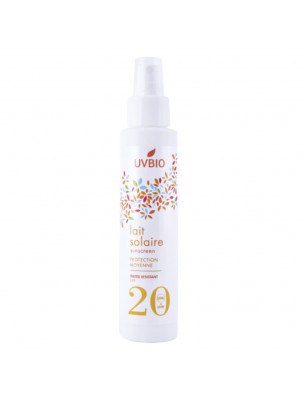 Image de Lait Solaire SPF 20 Bio - Soin du visage et du corps 100 ml - UV Bio depuis PrestaBlog