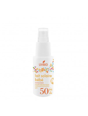 Image de Lait Solaire Bébé SPF 50 Bio - Soin du visage et du corps 50 ml - UV Bio depuis PrestaBlog