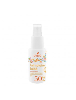 Image de Organic Baby Sun Milk SPF 50 - Face and Body Care 50 ml - UV Bio depuis Suncare to prevent, protect and moisturize your skin