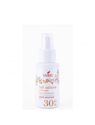 Image de Lait Solaire SPF 30 Bio - Soin du visage et du corps 50 ml - UV Bio depuis PrestaBlog