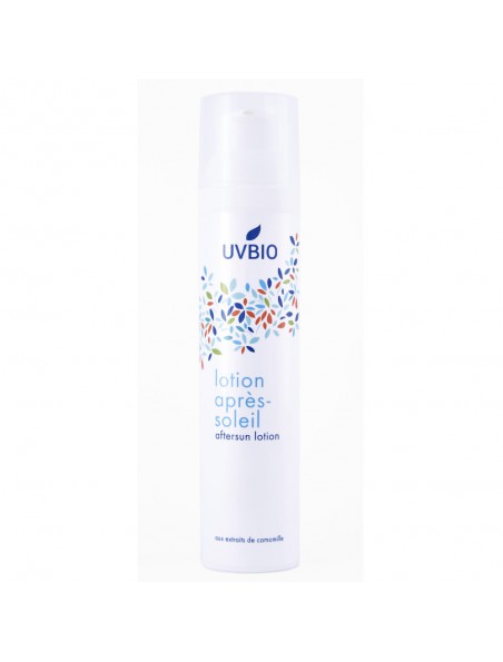 Achetez Lotion Après-Solaire Bio - Soin du visage et du corps 100 ml - UV Bio à l'herboristerie Louis Image principale de Lotion Après-Solaire Bio - Soin du visage et du corps 100 ml - UV Bio