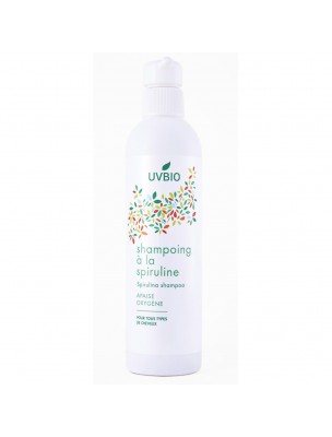 Image de Shampooing à la Spiruline Bio - Soin des Cheveux 250 ml - UV Bio depuis Achetez les produits UV Bio à l'herboristerie Louis