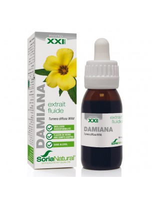 Image de Damiana XXI - Extrait Fluide de Turnera diffusa Willd 50ml - SoriaNatural depuis Achetez les produits SoriaNatural à l'herboristerie Louis