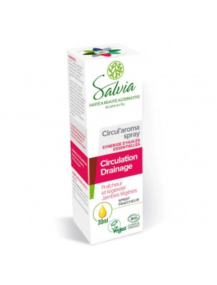 Image de Circul'aroma Massage Bio - Circulation 30ml - Salvia depuis Synergies of circulatory essential oils