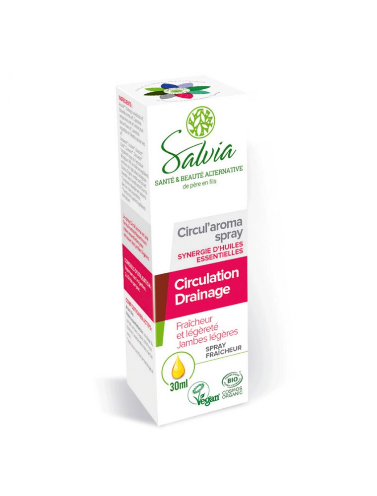 Circul'aroma Bio - Circulation spray de 15ml - Salvia