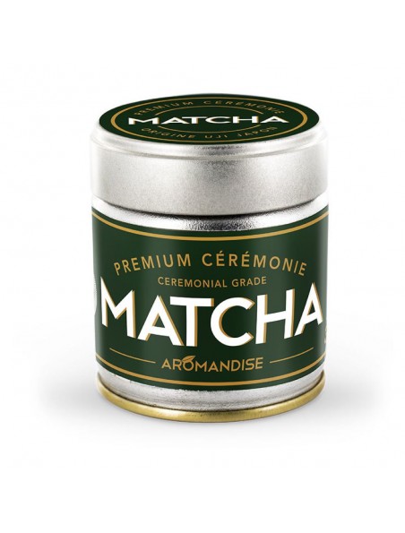 Image principale de Matcha de Cérémonie Premium Bio - Poudre de Thé vert Japonais 30 g - Aromandise