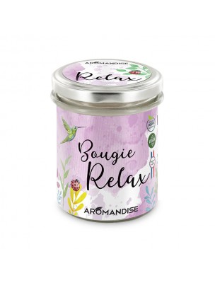 Image de Bougie Relax - Senteurs Relaxantes 150 g - Aromandise via Bougie Câline - Senteurs Romantiques 150 g - Aromandise