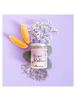 Image 54278 supplémentaire pour Bougie Relax - Senteurs Relaxantes 150 g - Aromandise
