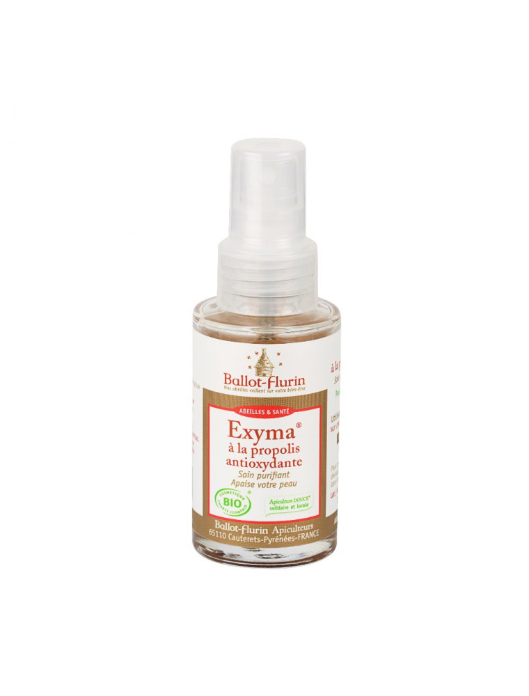 Exyma - Eau de soin apaisante et déodorante à la propolis 50 ml - Ballot-Flurin