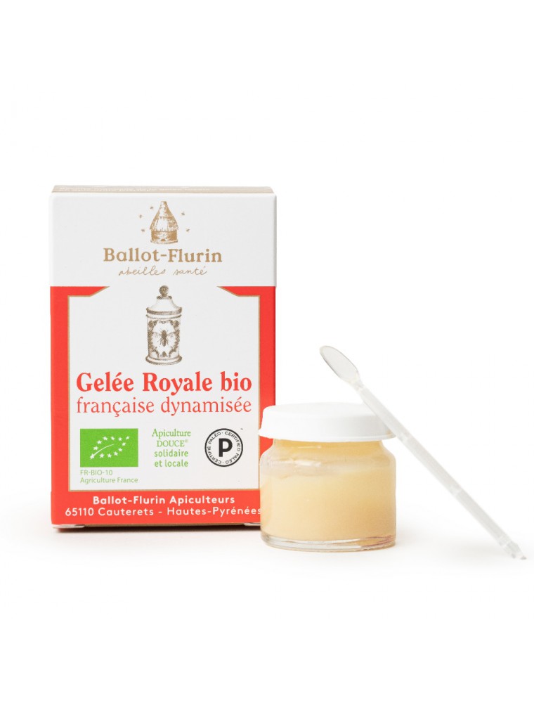 Gelée Royale Bio 10g - Qualité exceptionnelle - Ballot-Flurin