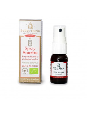 Image de Spray Sourire Bio - Rafraîchit l'haleine et éclaircit la voix - Ballot-Flurin via Dentifrice Manuka Bio - Gencives sensibles 75 ml - Comptoirs et Compagnies