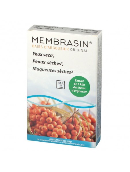 Membrasin Original - Baies d'Argousier 60 capsules végétales - Aromtech Membrasin Original - Baies d'Argousier 60 capsules végétales - Aromtech