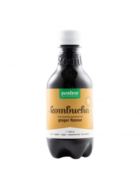 Image principale de Kombucha Gingembre Bio - Détox 330 ml - Purasana