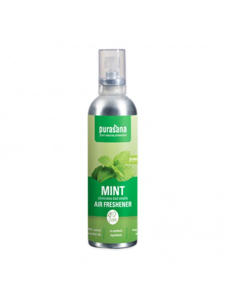 Achetez Frishi Menthe - Désodorisant 100 ml - Purasana à l'herboristerie Louis Image principale de Frishi Menthe - Désodorisant 100 ml - Purasana