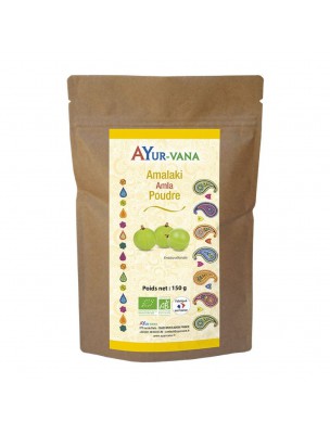 Image de Amalaki poudre Bio - Tonique 150 grammes - Ayur-Vana via Criste marine - Partie aérienne coupée 100 g - Tisane de Crithmum maritimum