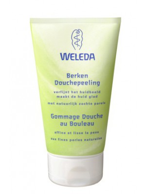 Image de Birch Shower Scrub - Cleanses and Exfoliates 150 ml Weleda depuis Buy our natural and organic shower gels