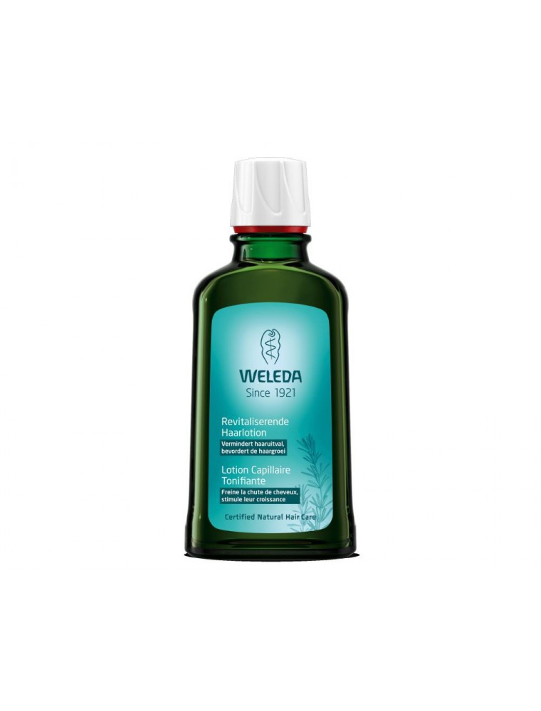 Image principale de la modale pour Lotion Capillaire Tonifiante au romarin - Freine la chute des cheveux 100 ml - Weleda