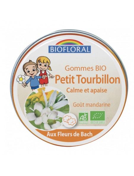 Image principale de Petit Tourbillon Bio - Fleurs de Bach pour les Enfants Gommes 45g - Biofloral