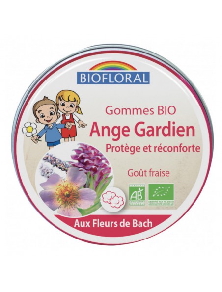 Image principale de Ange gardien Bio - Fleurs de Bach pour les Enfants Gommes 45g - Biofloral