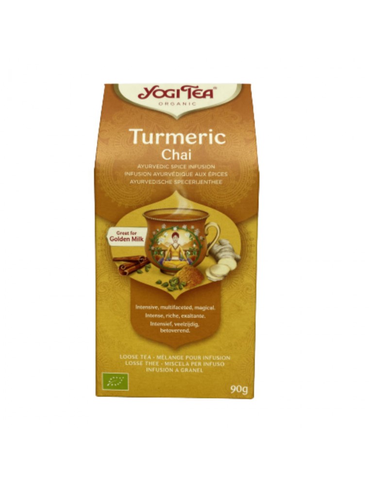 Image principale de la modale pour Turmeric Chaï Bio - Infusion Ayurvédique 90g - Yogi Tea