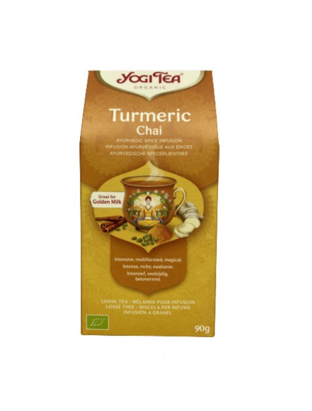 Image principale de Turmeric Chaï Bio - Infusion Ayurvédique 90g - Yogi Tea