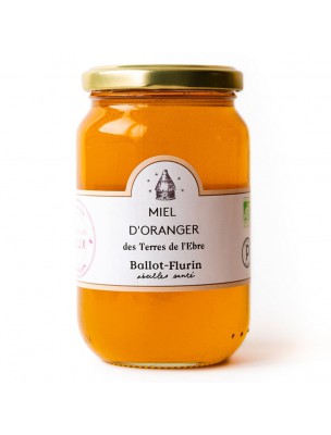 Image de Miel d'Oranger Bio 480g - Miel Rare - Ballot-Flurin depuis Produits des Abeilles - Achetez vos produits phytothérapeutiques en ligne