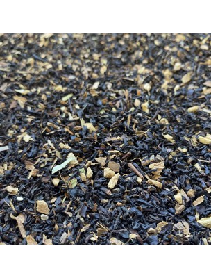 Image de Organic Black Chai Tea - Spicy Black Tea from India 90g via Hiver Bio - Mix of plants -