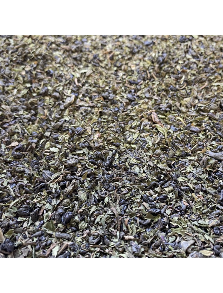 Image principale de la modale pour Thé Vert à la Menthe Bio - Thé Vert Parfumé de Chine 80g