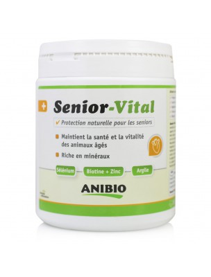 Image de Senior Vital - Santé et Vitalité Chiens et Chats 450 g - AniBio via Complexe Défense - Immunité Chiens et Chats - Floralpina