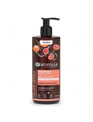 Image de Shampooing Volume Bio - Cheveux fins et plats 500 ml - Centifolia depuis Baume Corps Bio - Essentiel Soin du corps - Centifolia
