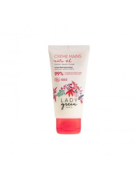 Achetez Crème Mains Nutri 4H Bio - Soin des Mains 50 ml - Lady Green à l'herboristerie Louis Image principale de Crème Mains Nutri 4H Bio - Soin des Mains 50 ml - Lady Green