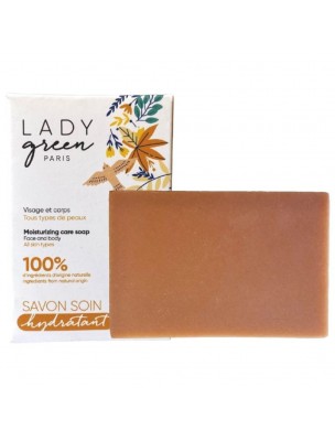 Image de Organic Moisturizing Soap - Face and Body 100g - Lady Green depuis Buy the products Lady Green at the herbalist's shop Louis