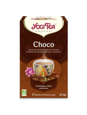 Image de Choco - 17 sachets - Yogi Tea depuis Commandez les produits Yogi Tea à l'herboristerie Louis