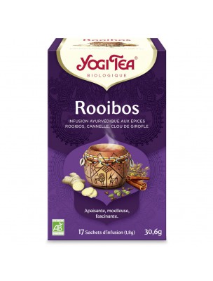 Image de Rooibos Bio - Exotique 17 sachets - Yogi Tea via Acheter Rooibos Bio - Thé plaisir