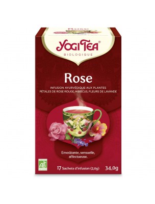 Image de Rose - 17 sachets - Yogi Tea depuis Achetez les produits Yogi Tea à l'herboristerie Louis